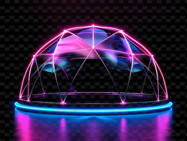 PSD projection mapping dome sign with a dome shaped board immers y2k shape creative signboard decor