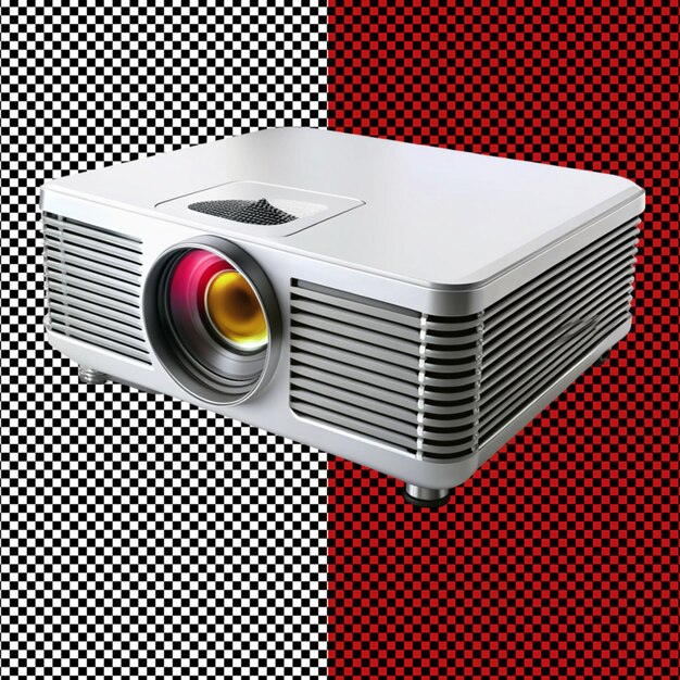 PSD projector on transparent background