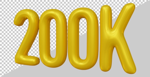 Projekt 200 tys. obserwujących w renderowaniu 3d