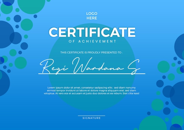Projekt Blue Certificate