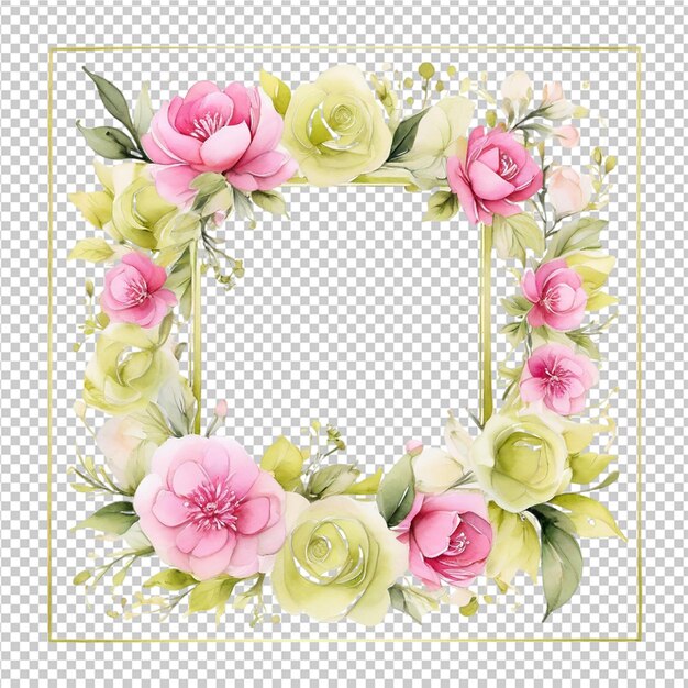 PSD projekt bukietu kwiatów foralowych, projekt karty weselnej
