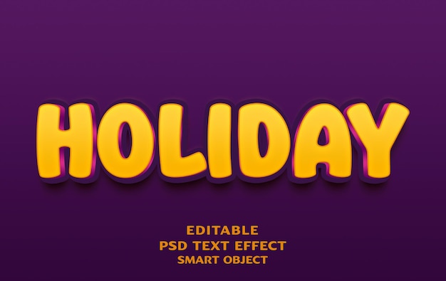 Projekt efektu tekstu świątecznego 3D
