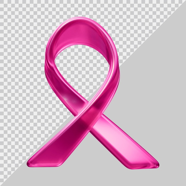 PSD projekt ikony wstążki raka z nowoczesnym stylem 3d