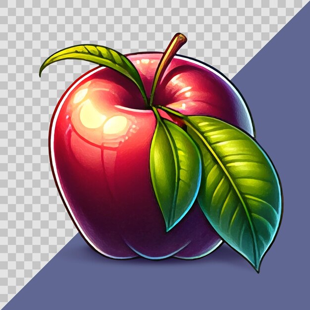 PSD projekt ilustracji apple'a.