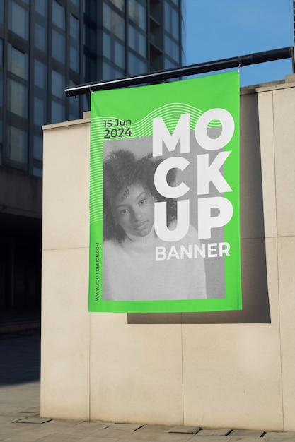Projekt makiety baneru tekstylnego