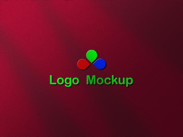 PSD projekt makiety logo z kolorowymi