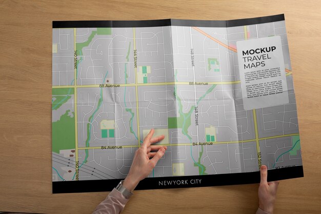 Projekt Makiety Mapy Podróży