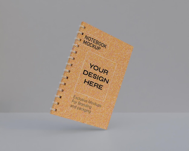 PSD projekt makiety notebooka realistyczny projekt notatnika