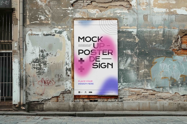 PSD projekt makiety plakatów ulicznych