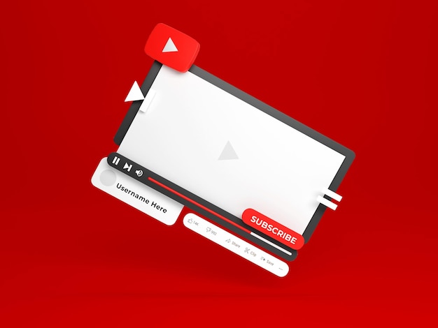 Projekt makiety projektu miniatury YouTube Makieta profilu YouTube Makieta YouTube Makieta okładki YouTube