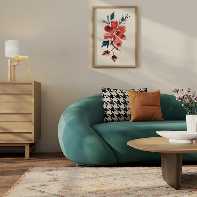 Projekt makiety salonu