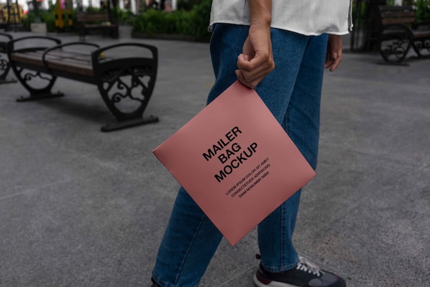 Projekt makiety torby pocztowej