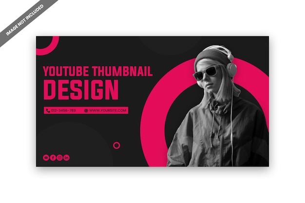 PSD projekt miniatury youtube premium