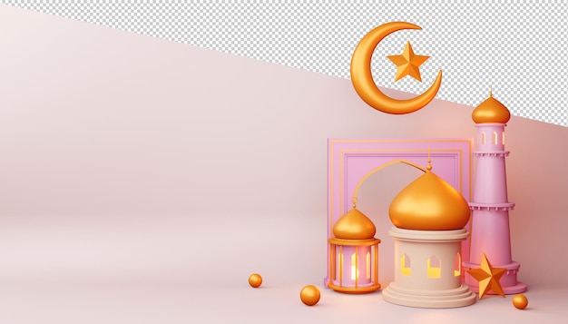 Projekt Ramadan Kareem W Renderowaniu 3d