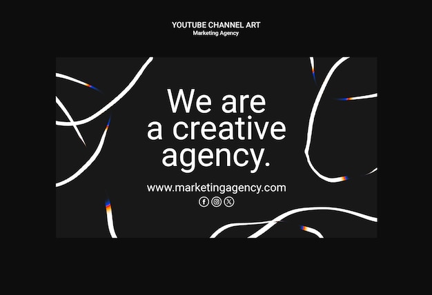 Projekt szablonu agencji marketingowej