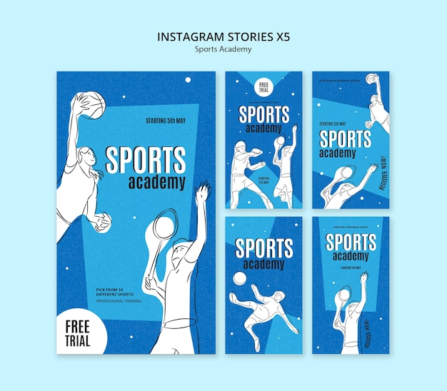 Projekt szablonu akademii sportowej