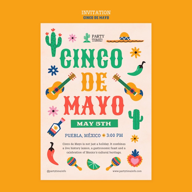 Projekt Szablonu Cinco De Mayo