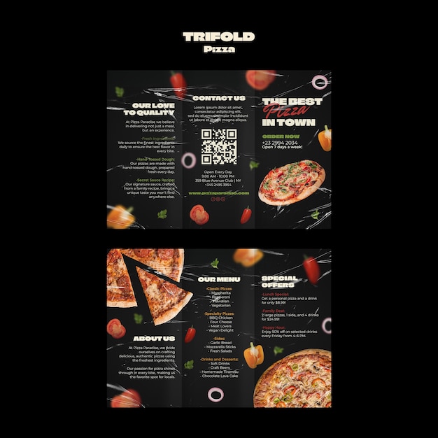 Projekt szablonu gastronomicznego