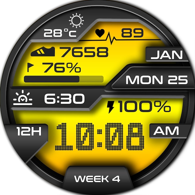 PSD projekt watchface 2.