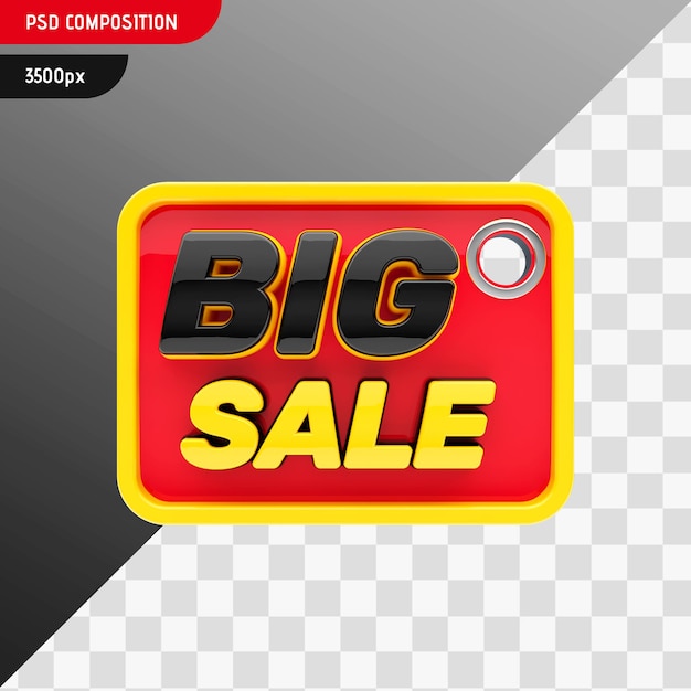 PSD projekt znaczka 3d big sale