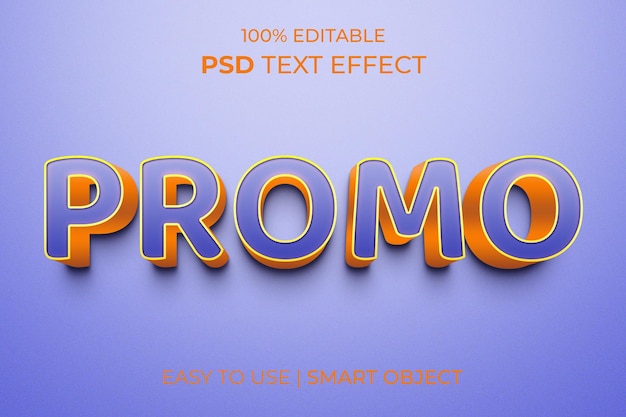 PSD promo luxury editable text effect gold