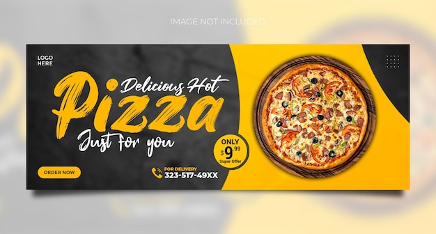 Promocja pysznego ciasta w mediach społecznościowych i szablon banera na instagram