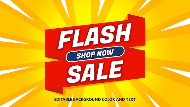 Promocja szablonu baneru sprzedaży Flash