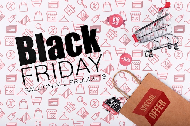 Promotional black friday campaign