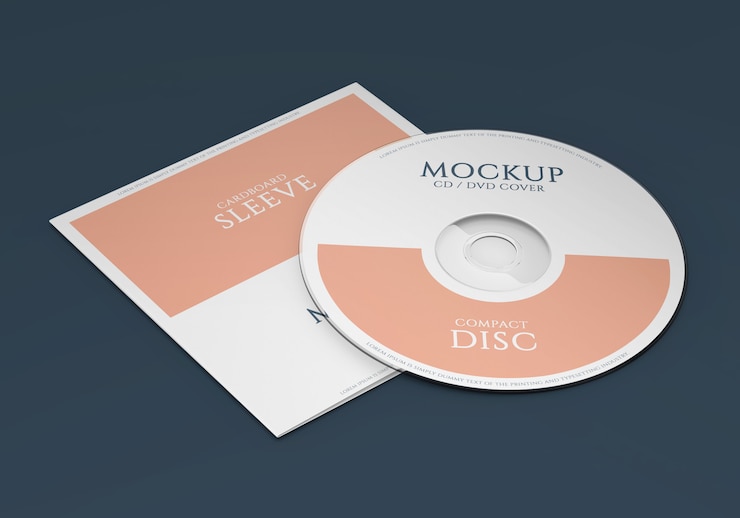 PSD 販促資料cdパッケージモックアップ