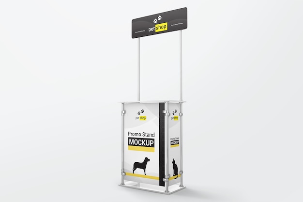 Promotional stand mockup