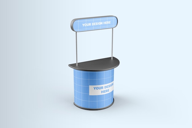 Promotional stand mockup