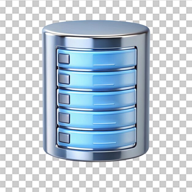 Proofreading database list front view icon isolated on transparent background