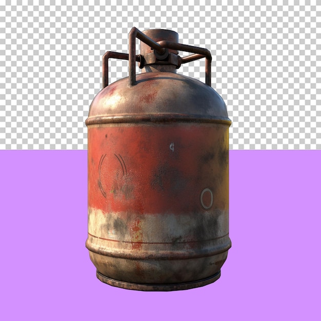 A propane tank isolated object transparent background