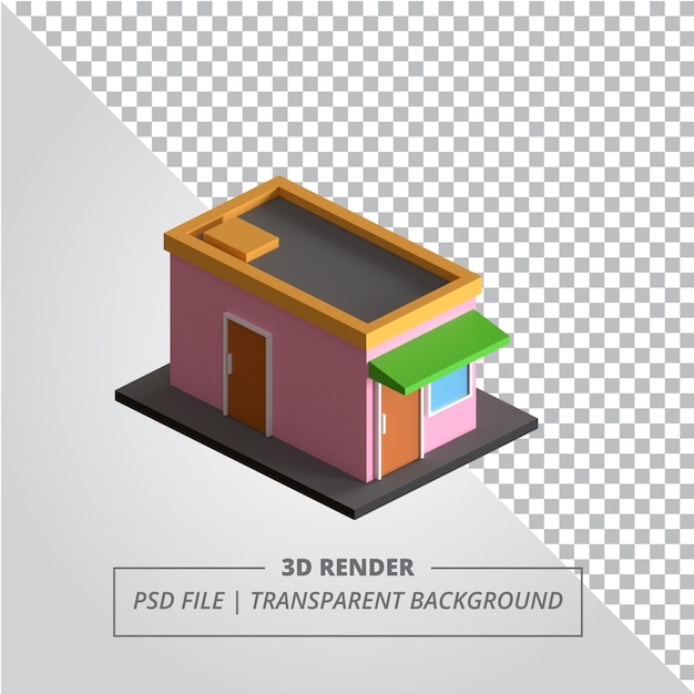 PROSTY SKLEP 3D RENDEROWANE OBRAZKI