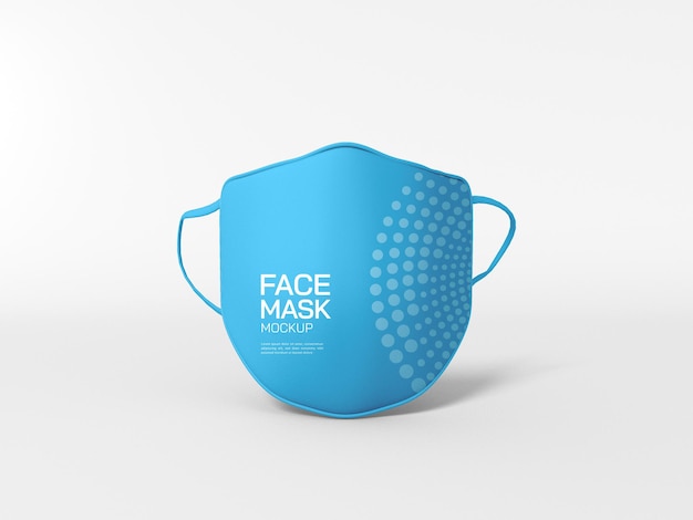 PSD protective medical face mask mockup