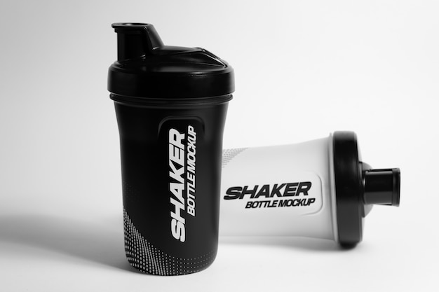 Mockup di shaker per proteine