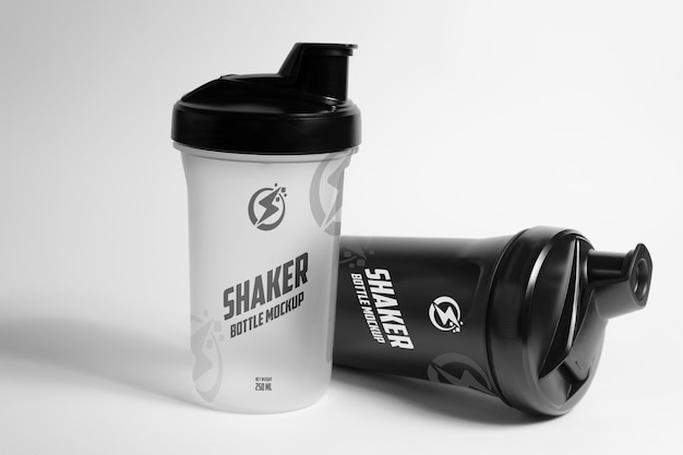 Protein shaker mockup design