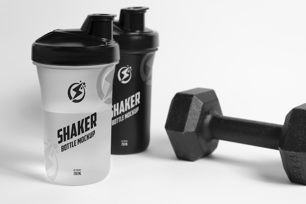 PSD protein shaker mockup design