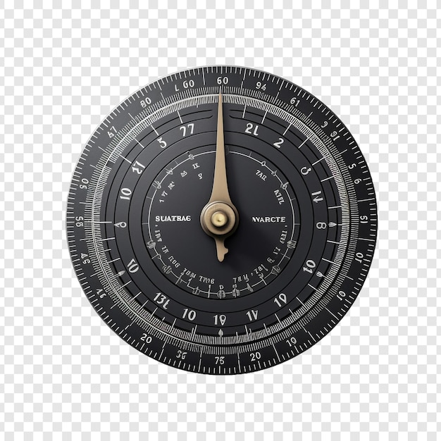 Protractor isolated on transparent background