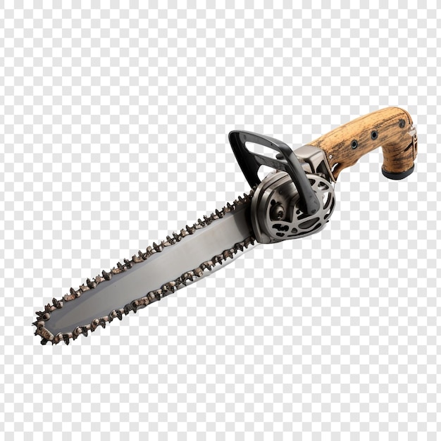 PSD pruning saw isolated on transparent background