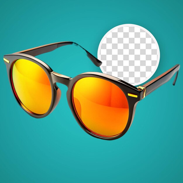 PSD przednie okulary przeciwsłoneczne z czarnymi soczewkami