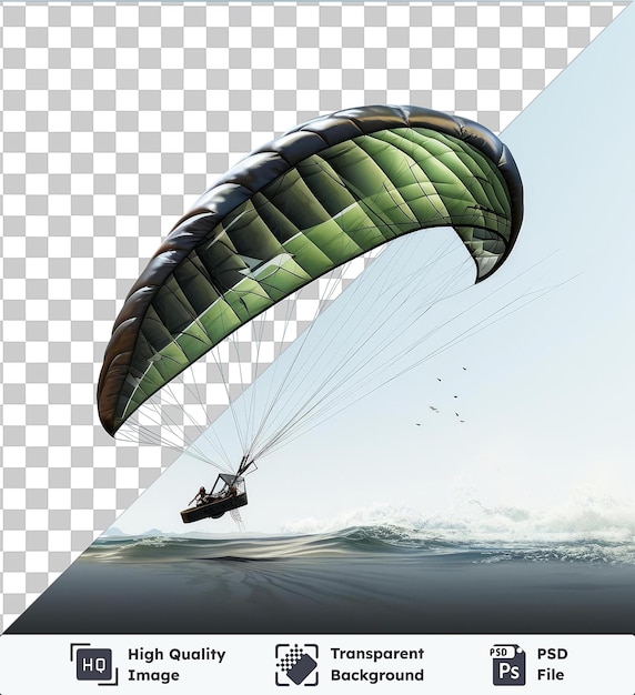 PSD przezroczysty obiekt realistyczny fotograficzny latający latawca