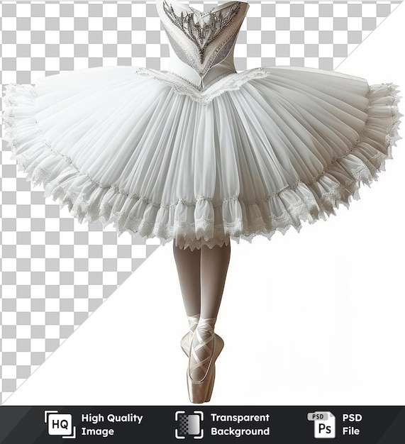 PSD przezroczysty obraz psd realistyczny fotograficzny balerina _ s tutu taniec