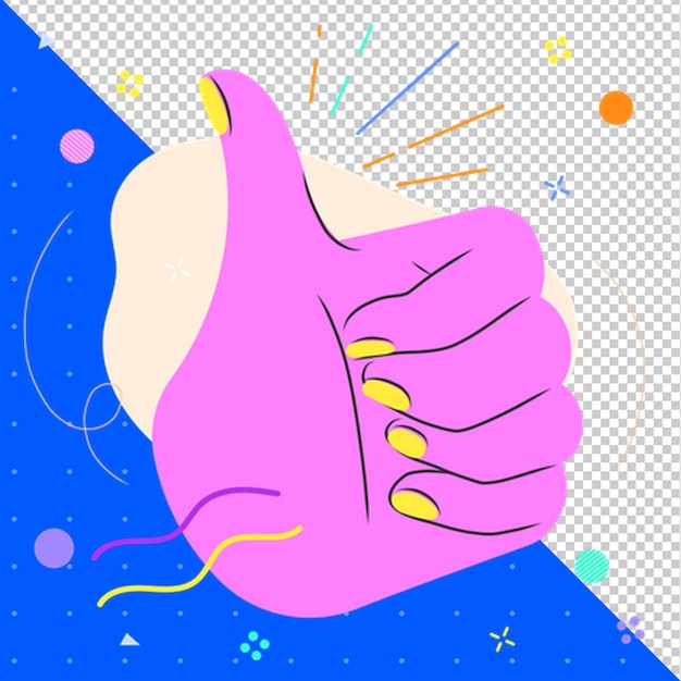 Przystojna ręcznie narysowana ilustracja PNG Przezroczyste tło