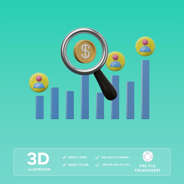 PSD29 カスタマーアキュージング 3Dイラストレーター