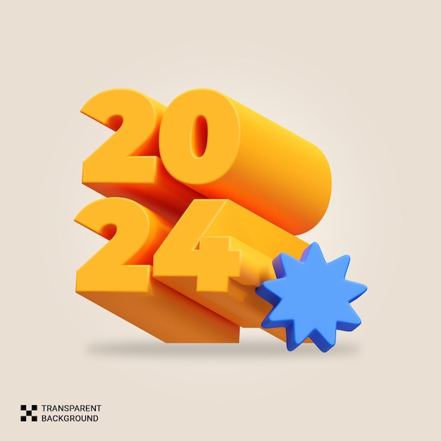 ข้อความ PSD 3D 2024