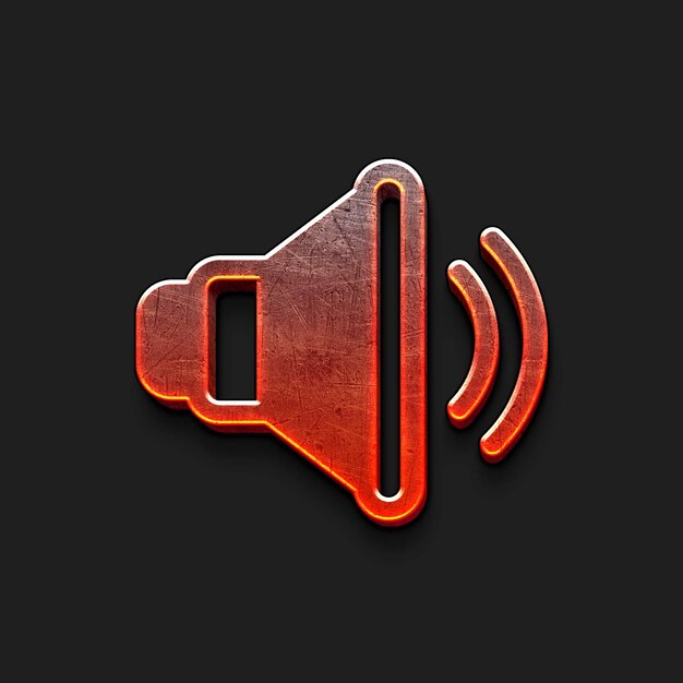 PSD psd 3d audio icon