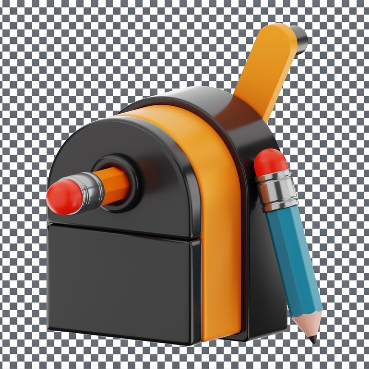 PSD psd 3d bag icon on isolated and transparent background