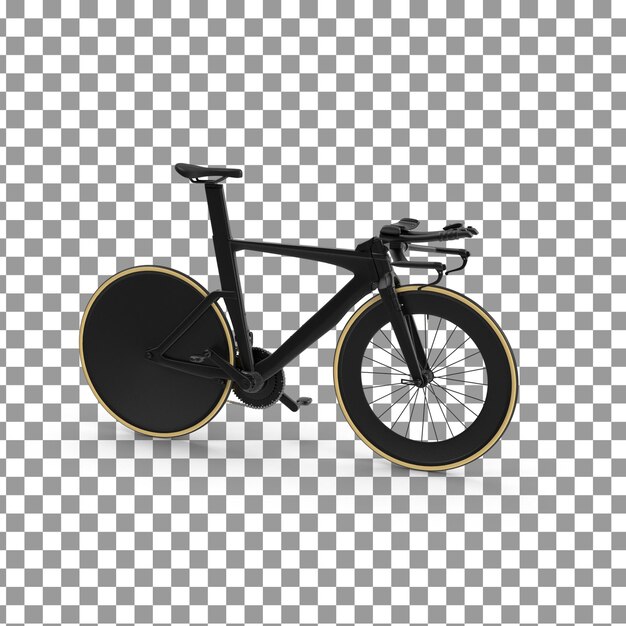 PSD psd 3d bicycle on isolated and transparent background