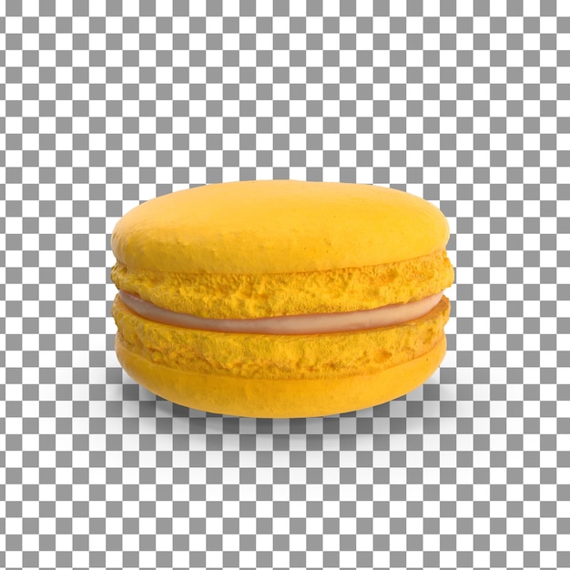 Psd 3d biscuits icon on isolated and transparent background